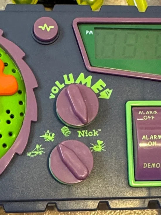 Vintage 1995 Nickelodeon Time Blaster Rise & Slime Alarm Clock AM/FM Radio works - Picture 7 of 9